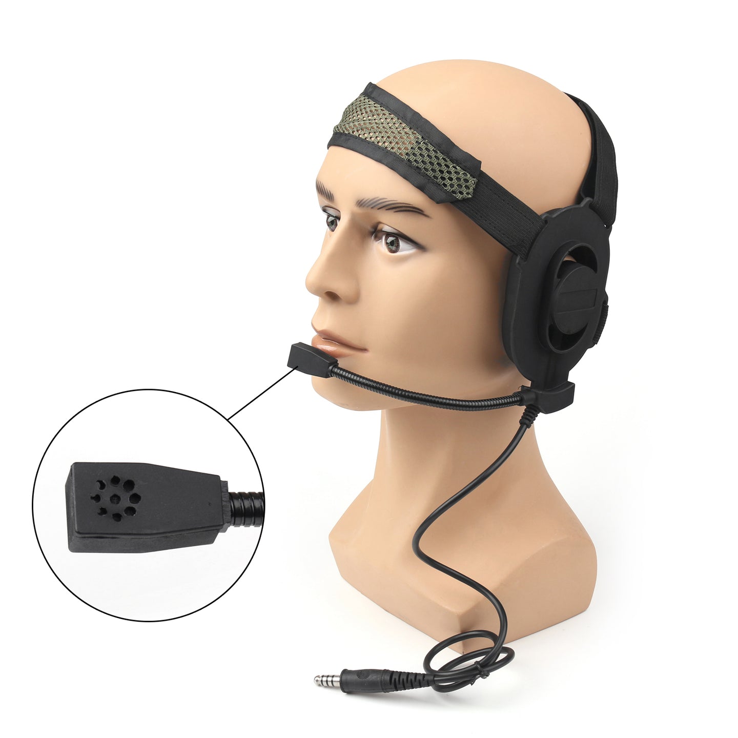 4PCS Z Tactical HD-01 Bowman Elite II Headset headphone Military style plug