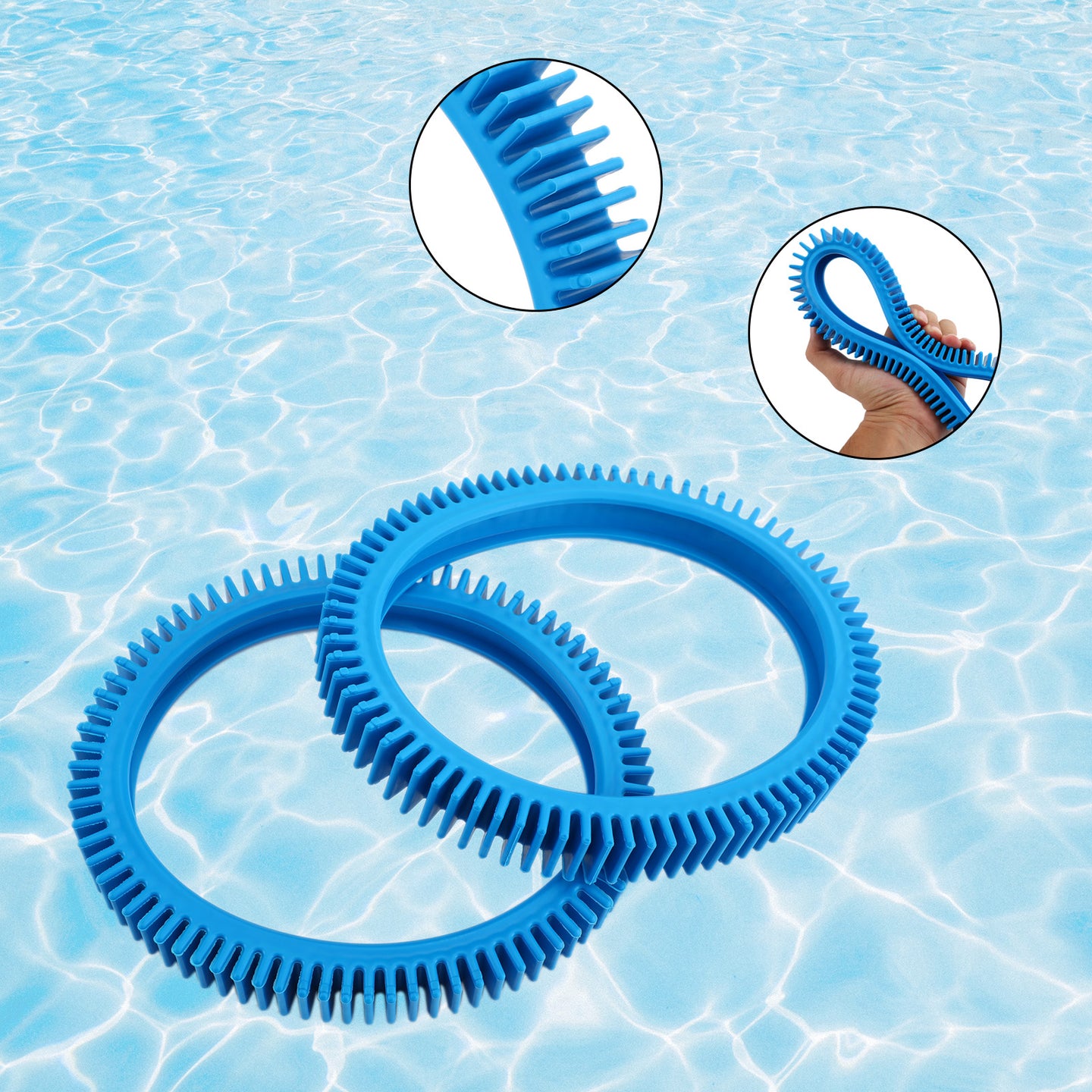 Front Tire Super Hump 896584000-143 Rear Tire 896584000-082 For Poolvergnuegen, Rear