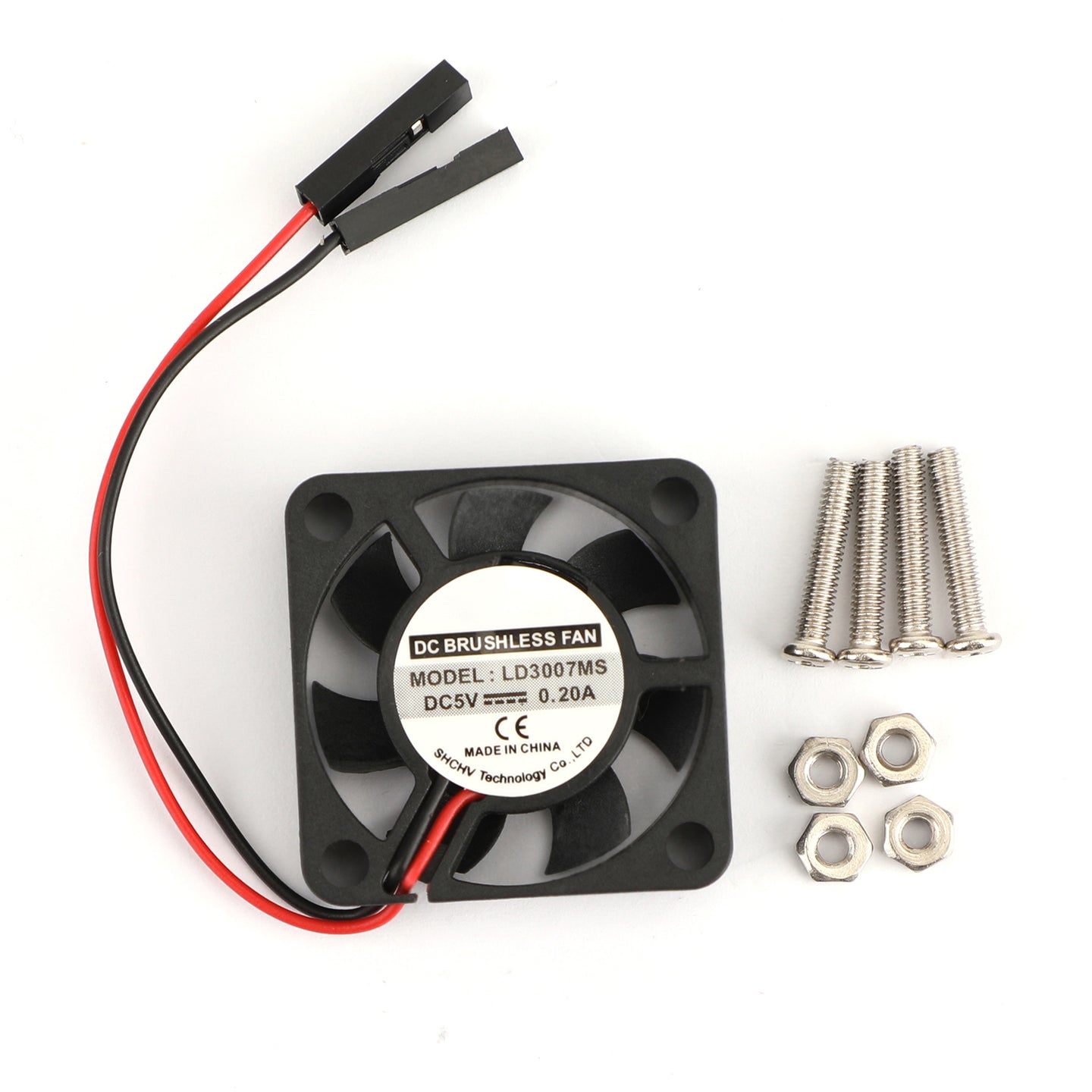 10x 2Pin 30MMx30MM 3007 5V Cooling Fan radiating For Raspberry Pi 2/3 Model B 4B
