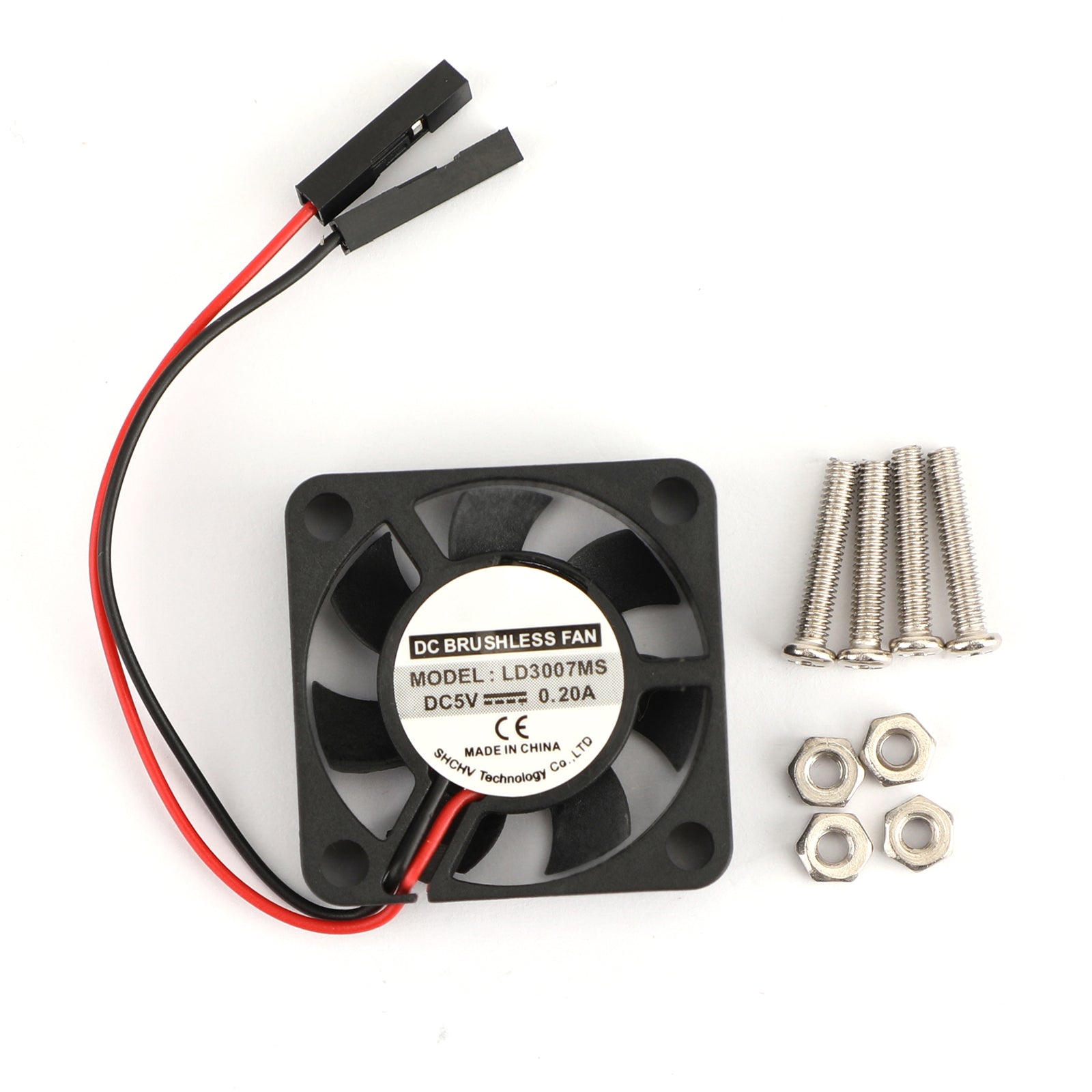 10x 2Pin 30MMx30MM 3007 5V Cooling Fan radiating For Raspberry Pi 2/3 Model B 4B