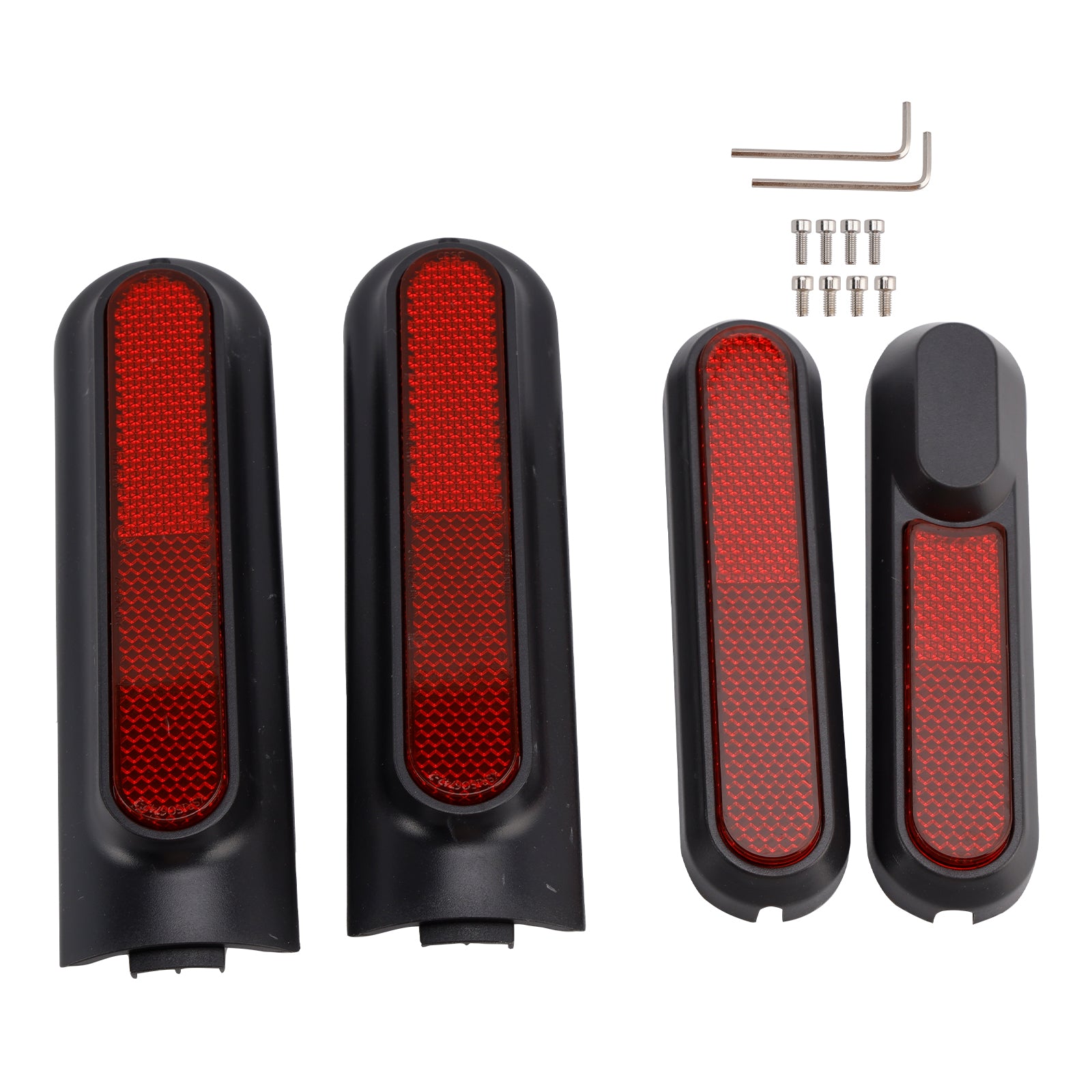 Set of 4 Scooter Side Covers with Rear Reflector for Xiaomi 4 Pro(1st Gen)