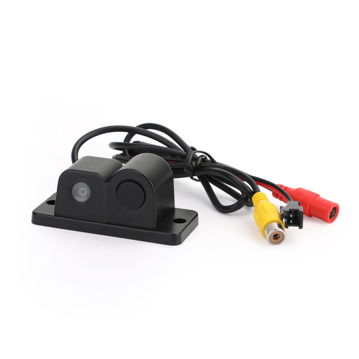Car Rear Camera Parking Sensor Radar + Beeper + 4.3" LCD Fold Mirror Kit