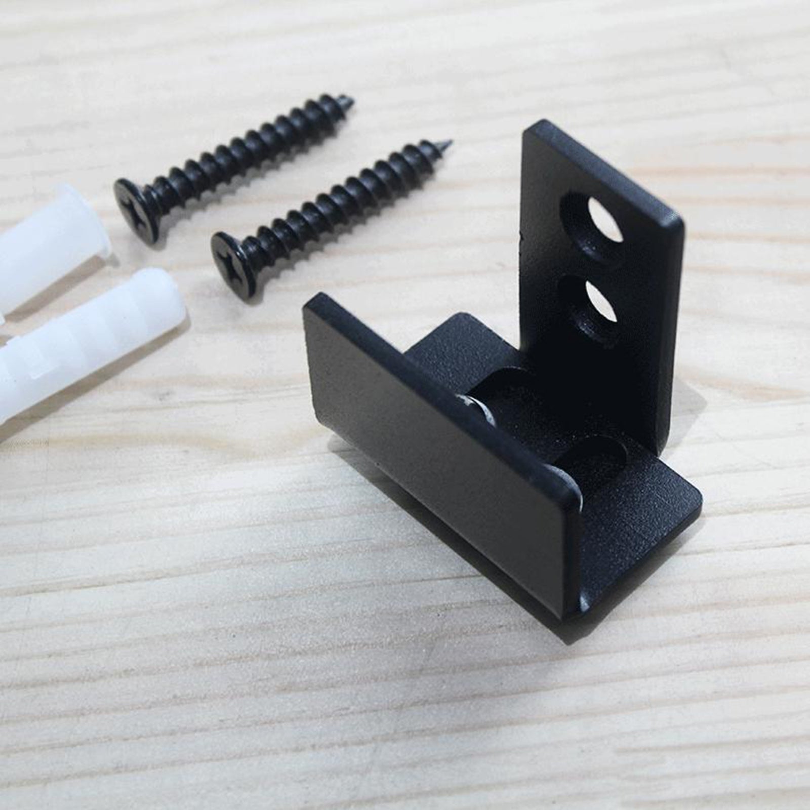 U-Shape Adjustable Wall-Mounted Door Bottom Steel Floor Guide Door Hardware Part