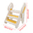 Children Foldable Footstool Hand Washing Ladder Baby Convenient Stair With Light