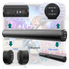 22-Inch 20W Bluetooth 5.0 Soundbar for TV with 4 Built-in Speakers, Remote, FM Radio, AUX, USB & TWS