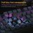 K1000 Mechanical Keyboard Wired 104-key Red Switches Customized Mute Keyboard