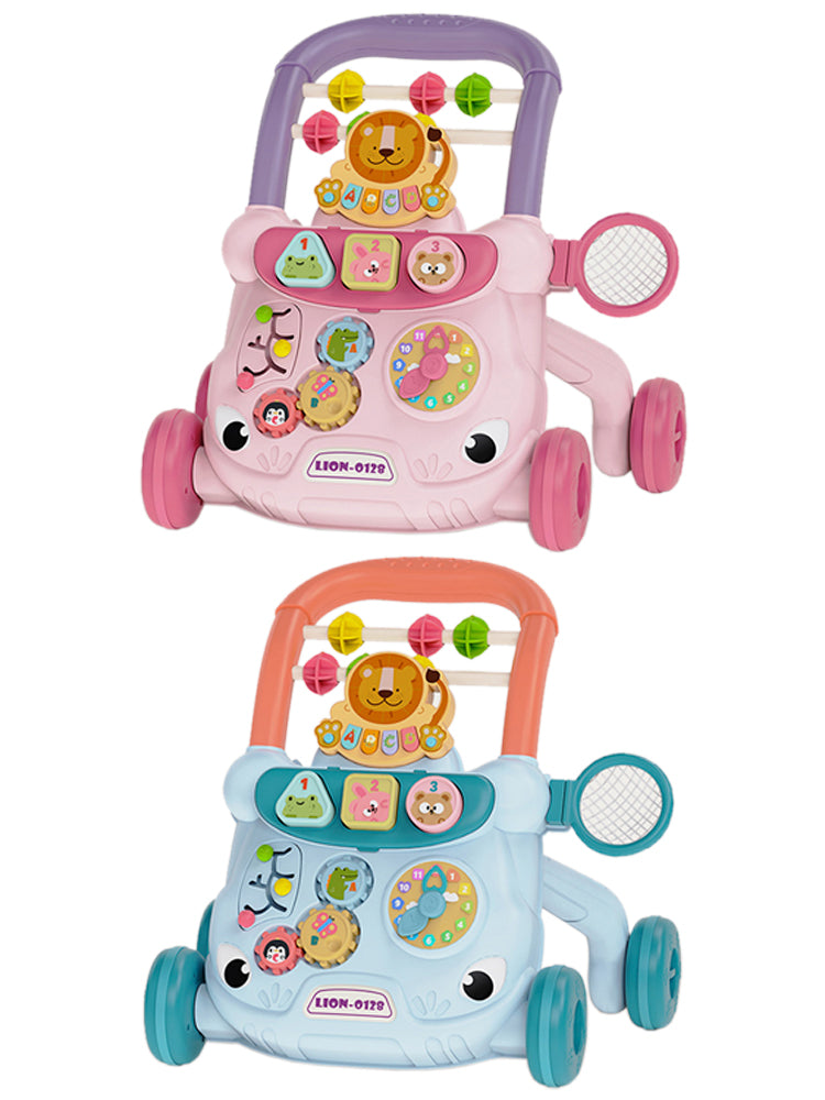 Baby Walker Sit and Stand Push Learning Toys Speed Adjustable Musical Activity Center with water tank for 6 Month and up