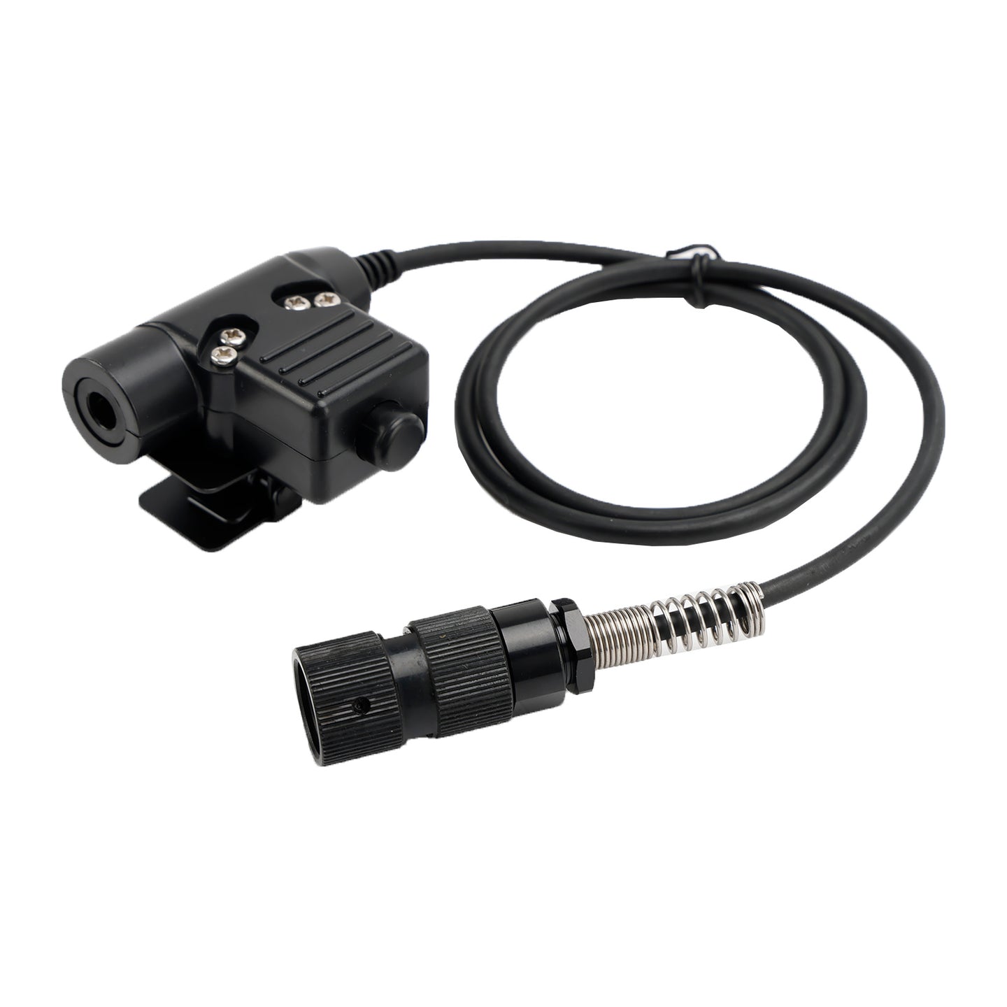 For AN/PRC148 PRC152 U329 6-Pin U94 PTT 7.1-C8 Rear Mount Plug Tactical Headset