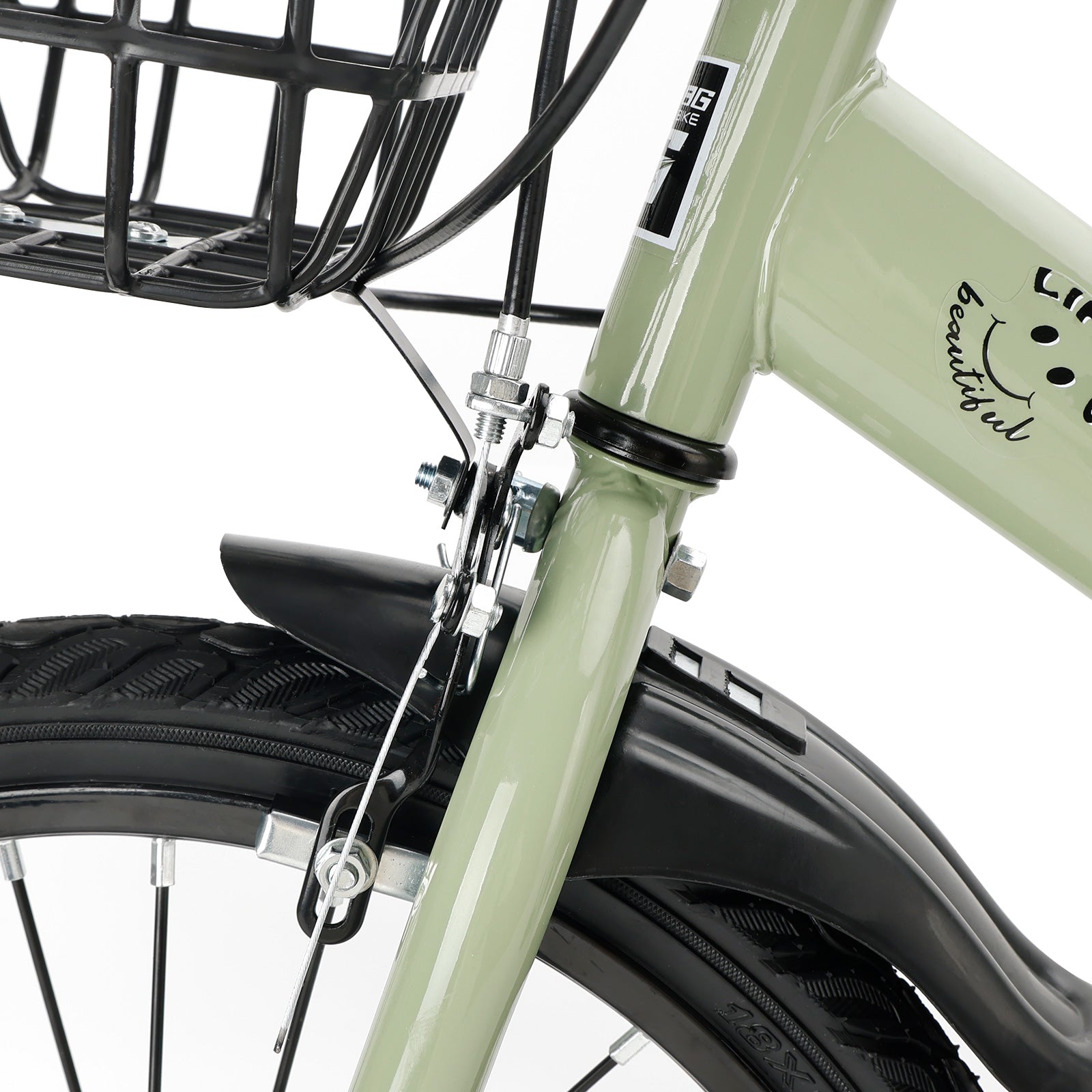 BMX Child Bike with auxiliary wheels