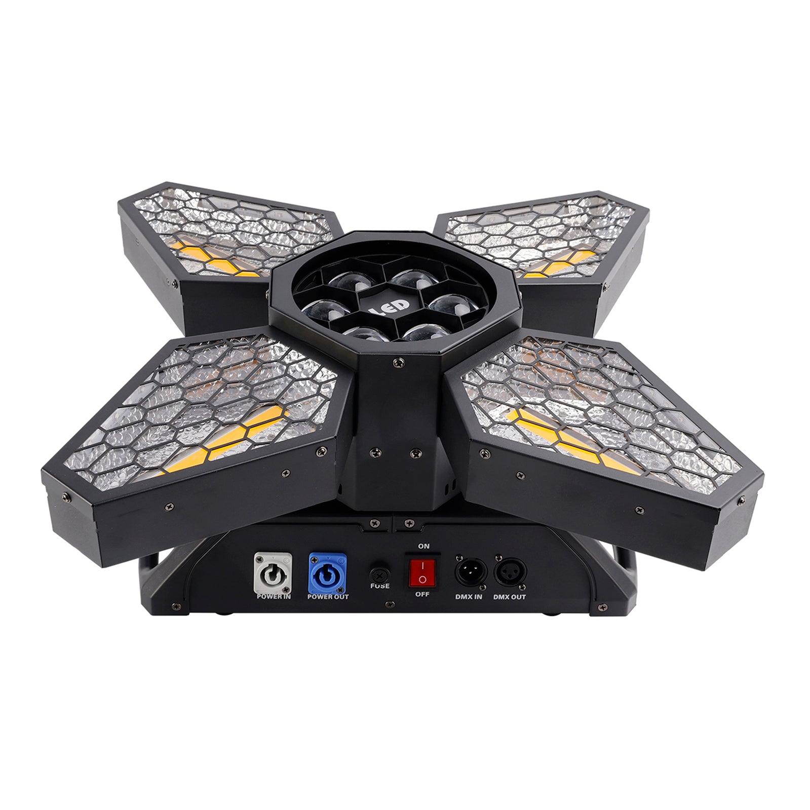 4 Arms Bee Eye Zoom Light Beam DMX Stage Light Disco Show Bar Party Lighting