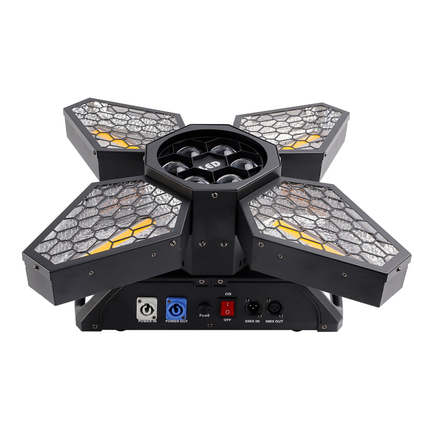 4 Arms Bee Eye Zoom Light Beam DMX Stage Light Disco Show Bar Party Lighting