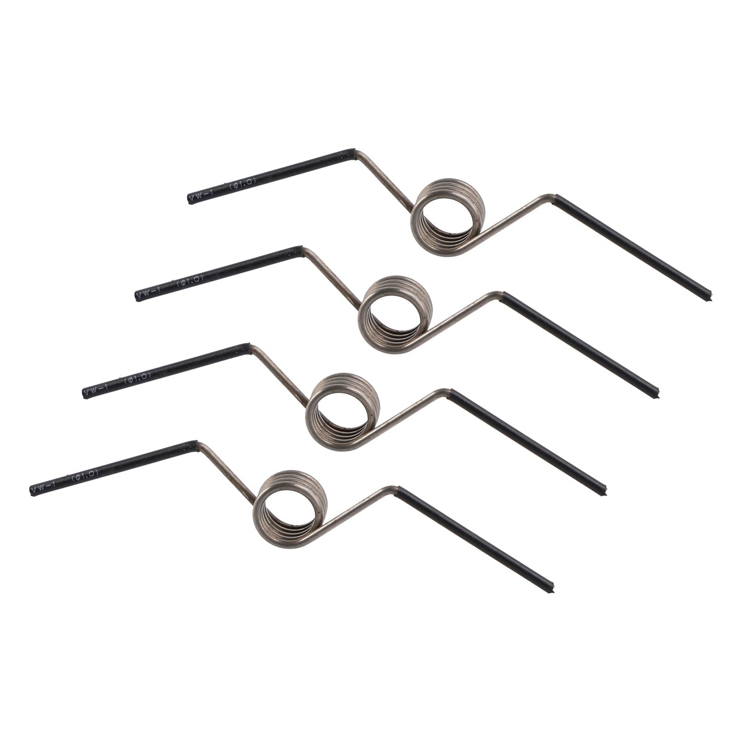 4-Pack Self-Closing Door Hinge Springs, Fits 1/2" & 5/8" Radius Corner Hinges, Auto Door Closer Spring