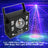 4-in-1 DJ Party Light with Strobe, UV Blacklight, Magic Ball & Laser, DMX & Sound Activated with Remote