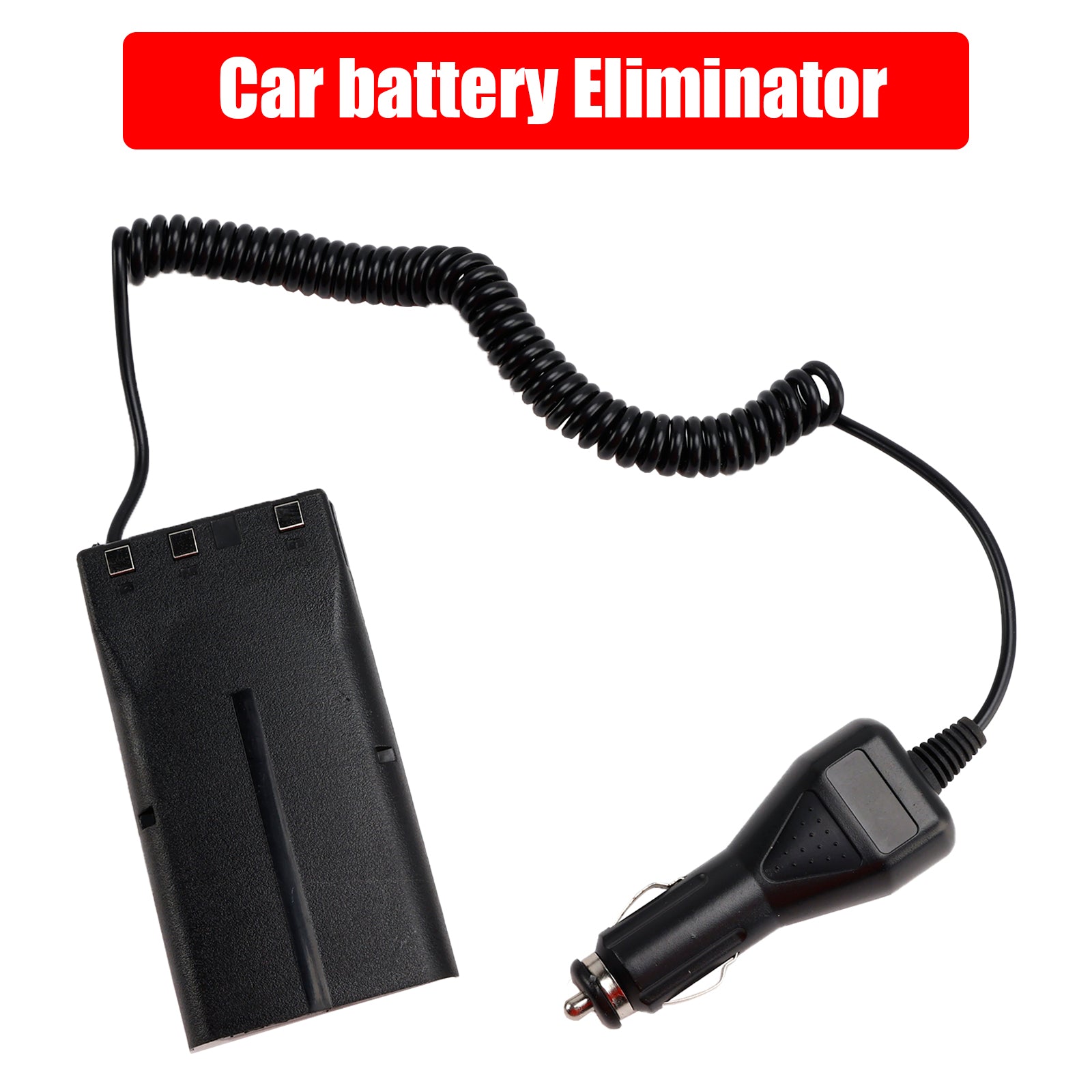 KNB-16A/17A Car Charger 12V/24V Battery Eliminator For TK-480 TK-385 TK-280