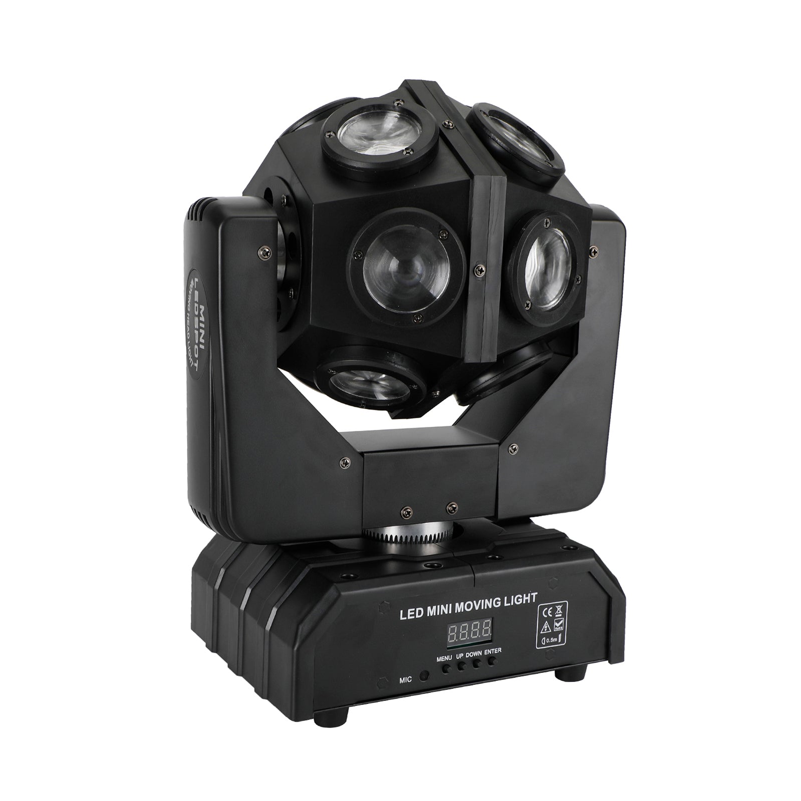200W Moving Head 12 LED Rotating Beam Stage Light RGBW DJ Disco Party DMX US