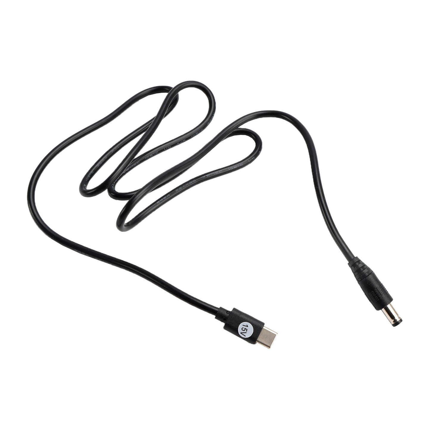 15 Volt USB to 15V Adapter 5.5mm*2.5mm 1m 39.37inches PD Charger Cord Cable