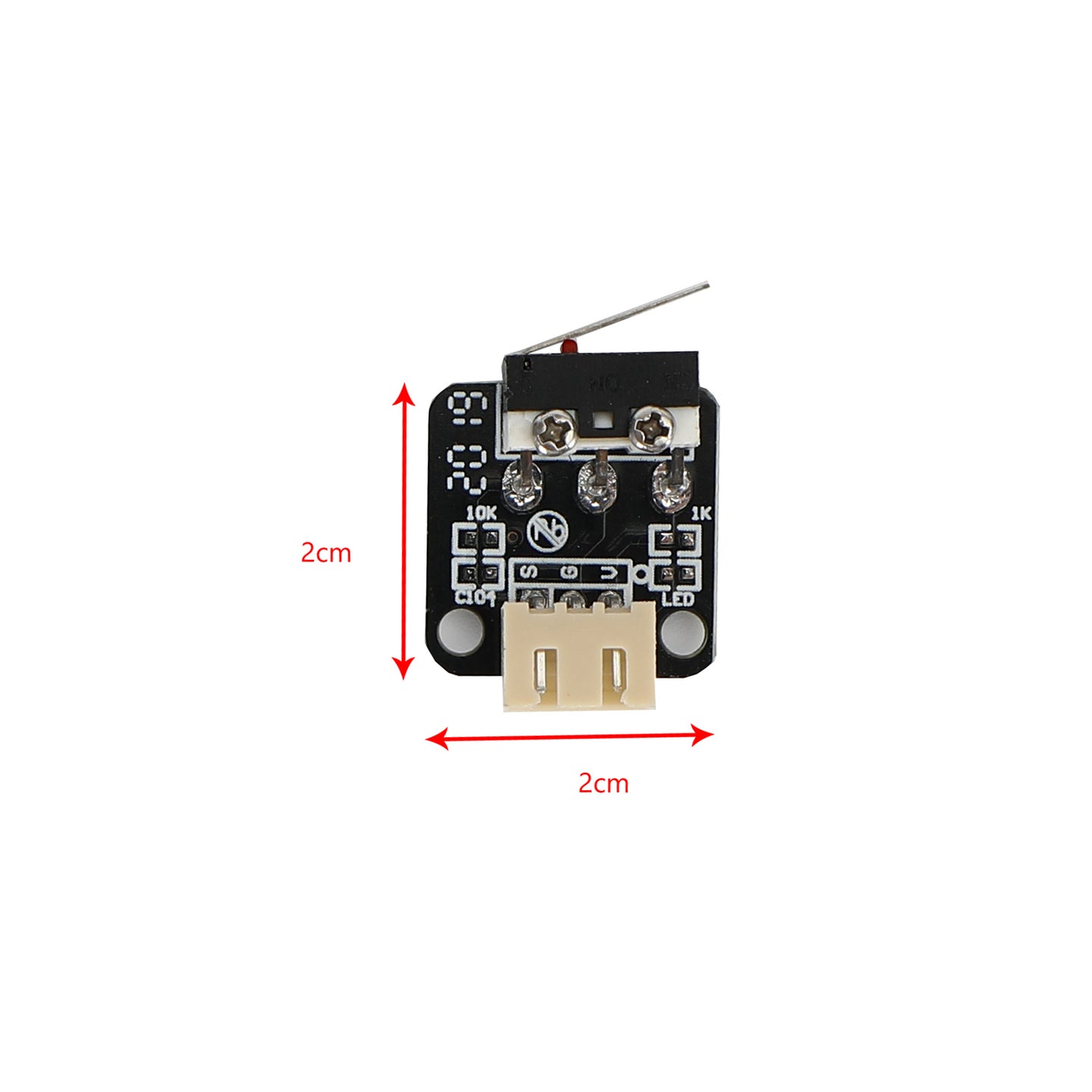 5-Pack Limit Switch End Stop for Creality Ender 3, Ender 3 Pro/V2, CR-10 & Ender 5, 3-Pin Mechanical