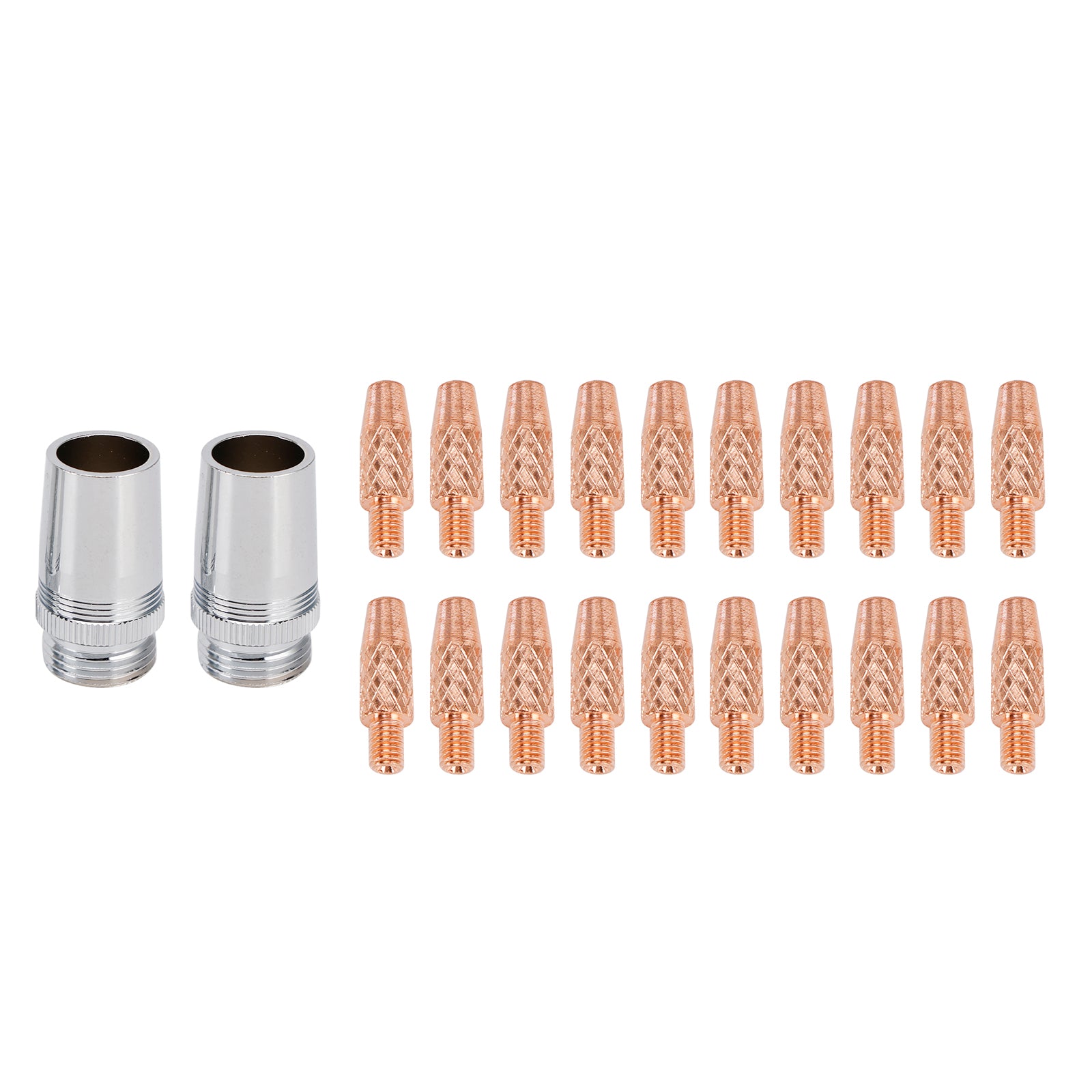 For Miller Spoolmate 100/185/3035 Spool Gun 20 Contact Tips 2 Nozzle 186405