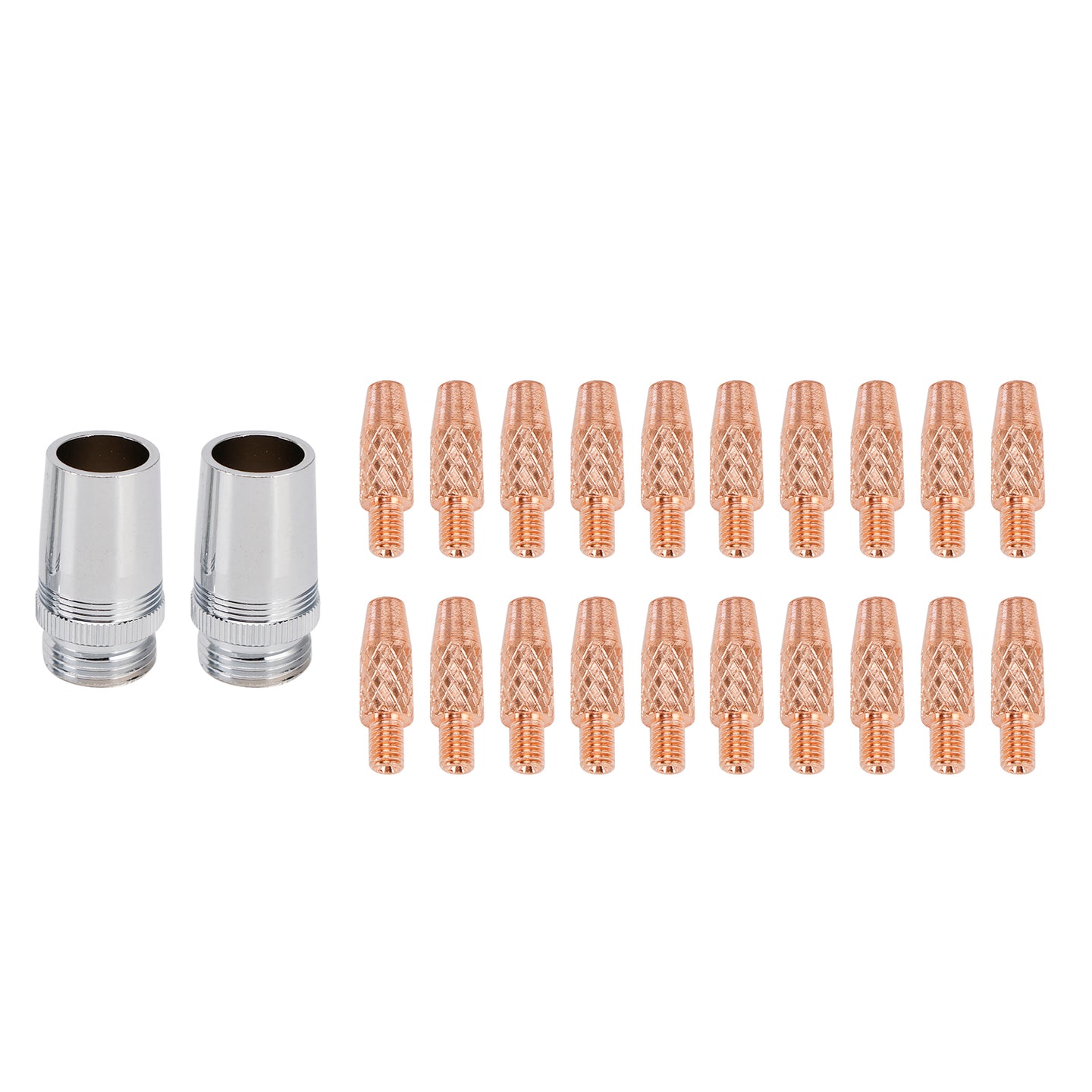 For Miller Spoolmate 100/185/3035 Spool Gun 20 Contact Tips 2 Nozzle 186405