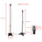 Universal Speaker Stands – Adjustable Height Surround Sound Floor Stand Pair (Set of 2)