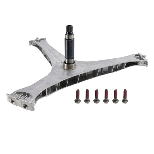 Samsung Washer Spider Arm Flange Shaft Assembly, Replaces DC97-17004B, AP5800144, PS8764285, with Bolts