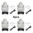 4 Pcs Moving Head 120W 8Gobo Stage Lighting RGBW LED DJ DMX Beam Bar Party Light