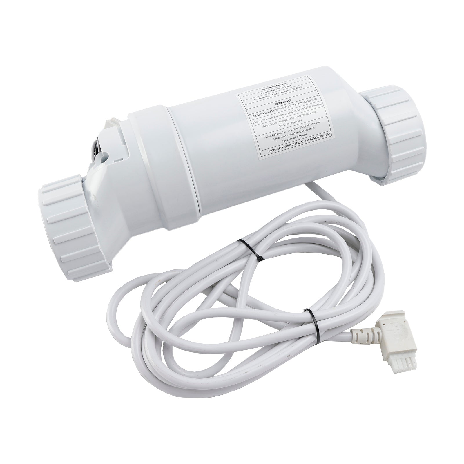 Replacement Salt Cell Compatible with Hayward?? T-Salt Cell-15?? | 1-Year Warranty | 40,000 Gallons