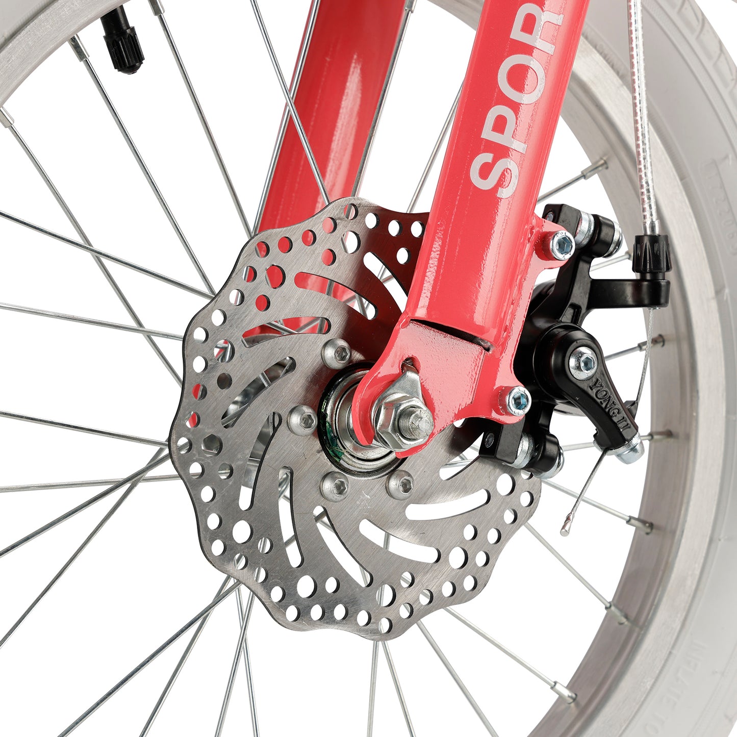 16 inches double disc brakes kid's bike children bicycle with LED headlight (Copy)