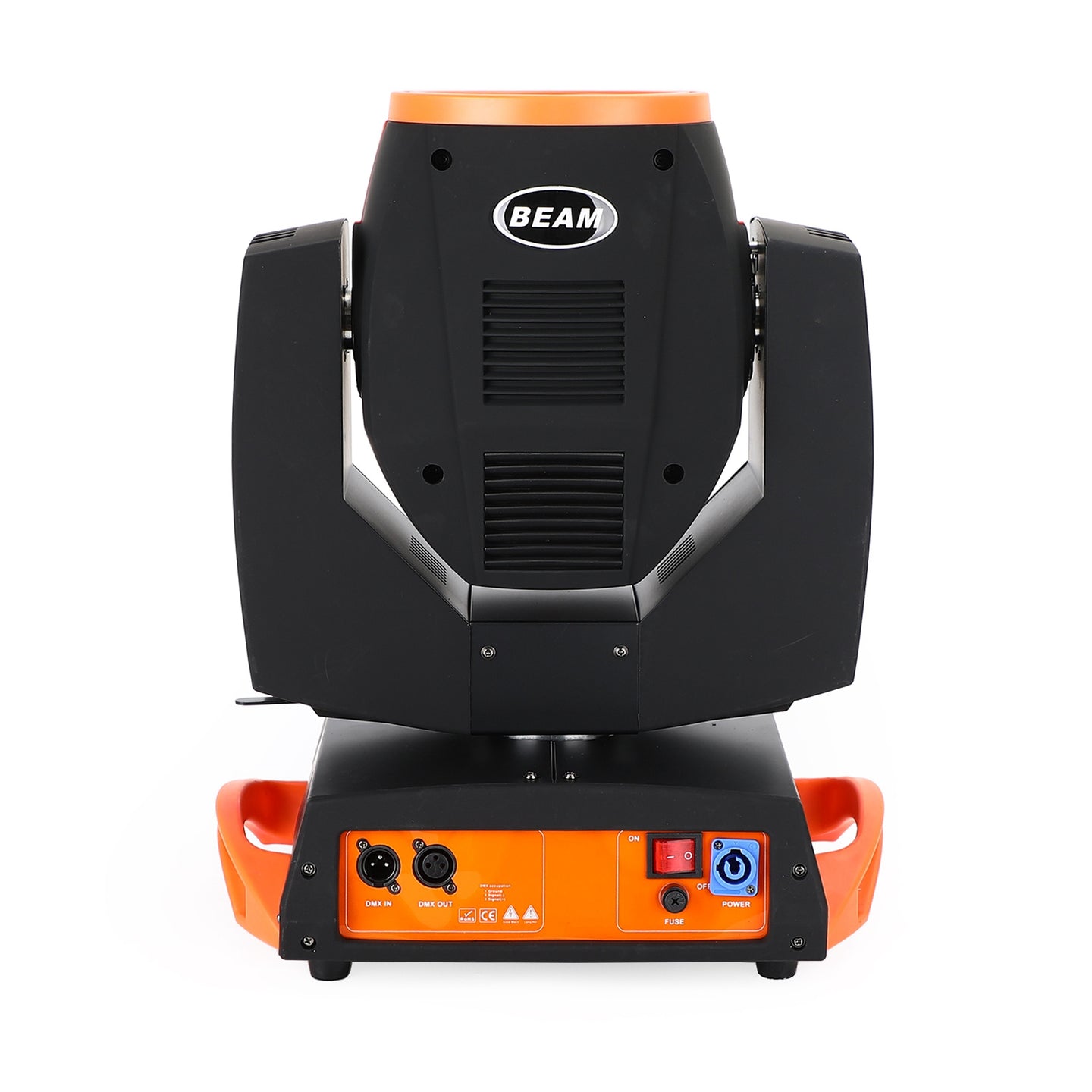 7R 230W Sharpy Beam Moving Head Light with 8-Facet Prism, 17 Gobos & Color Wheel, DMX 16CH for DJ Stage