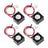2 Pin Wire 4Pc Brushless DC Cooling Blower Fan 12V 0.05A 2010 20x20x10mm