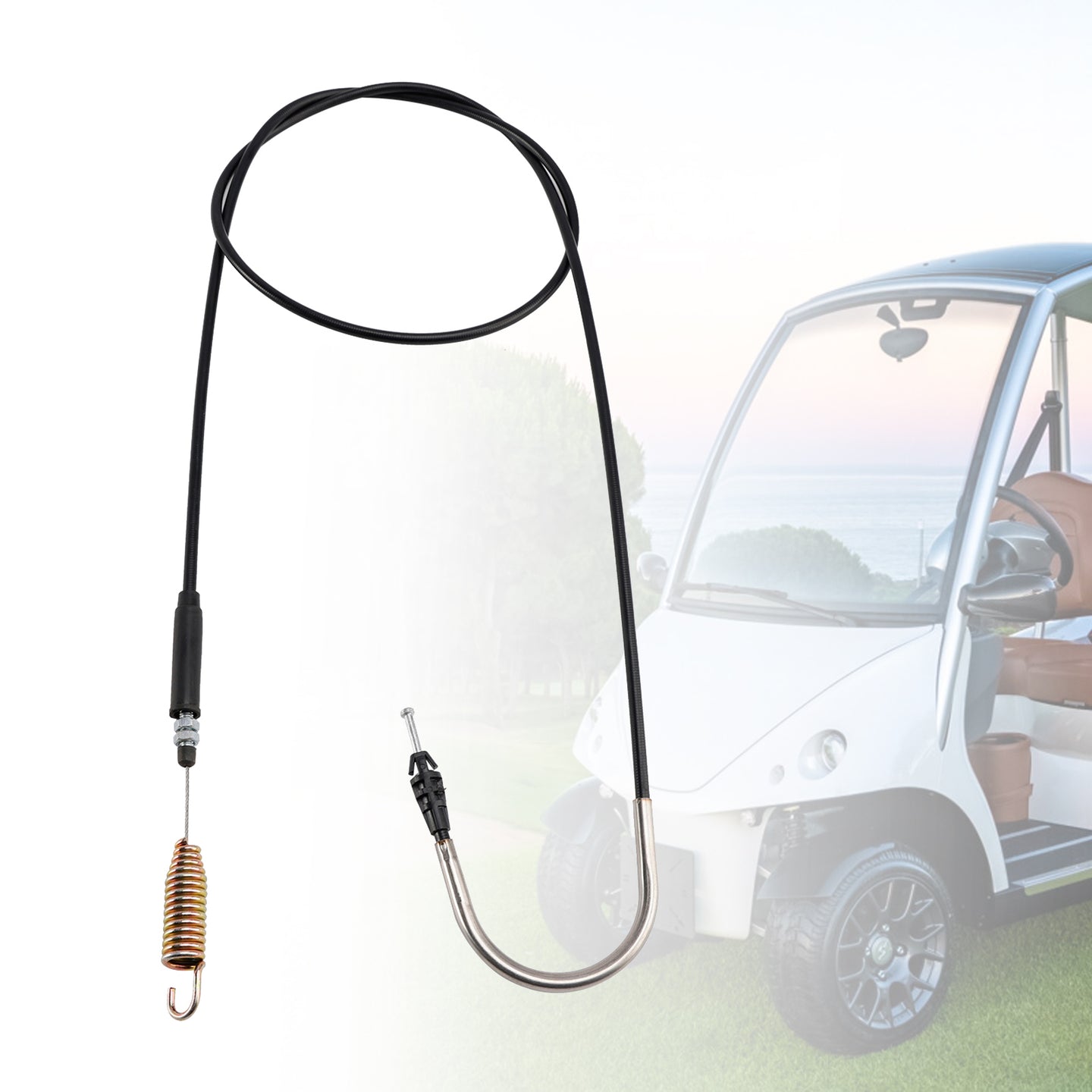 608608 Accelerator Cable for E-Z-GO, Cushman & Bad Boy with Kawasaki Engine, Fits TXT, MPT 800 & Hauler 800