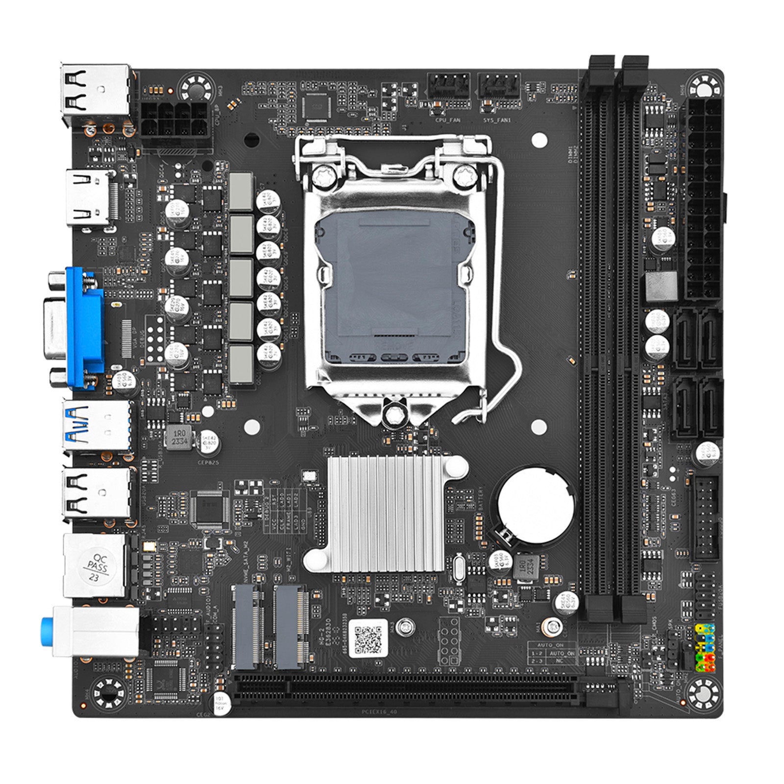 H510M-I Desktop Computer Motherboard LGA1200 CPU 1200-Pin DDR4 Memory NVME WIFI