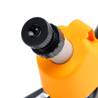 100X-1200X Handheld LED Microscope for Kids – Science Exploration Toy Kit (Yellow)