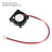 2 Pin Wire 1Pc Brushless DC Cooling Blower Fan 5V 0.12A 2507S 25x25x7mm