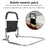 Foldable Bed Rail Safety Assist Handle Hand Guard Grab Bar Elderly Handicap