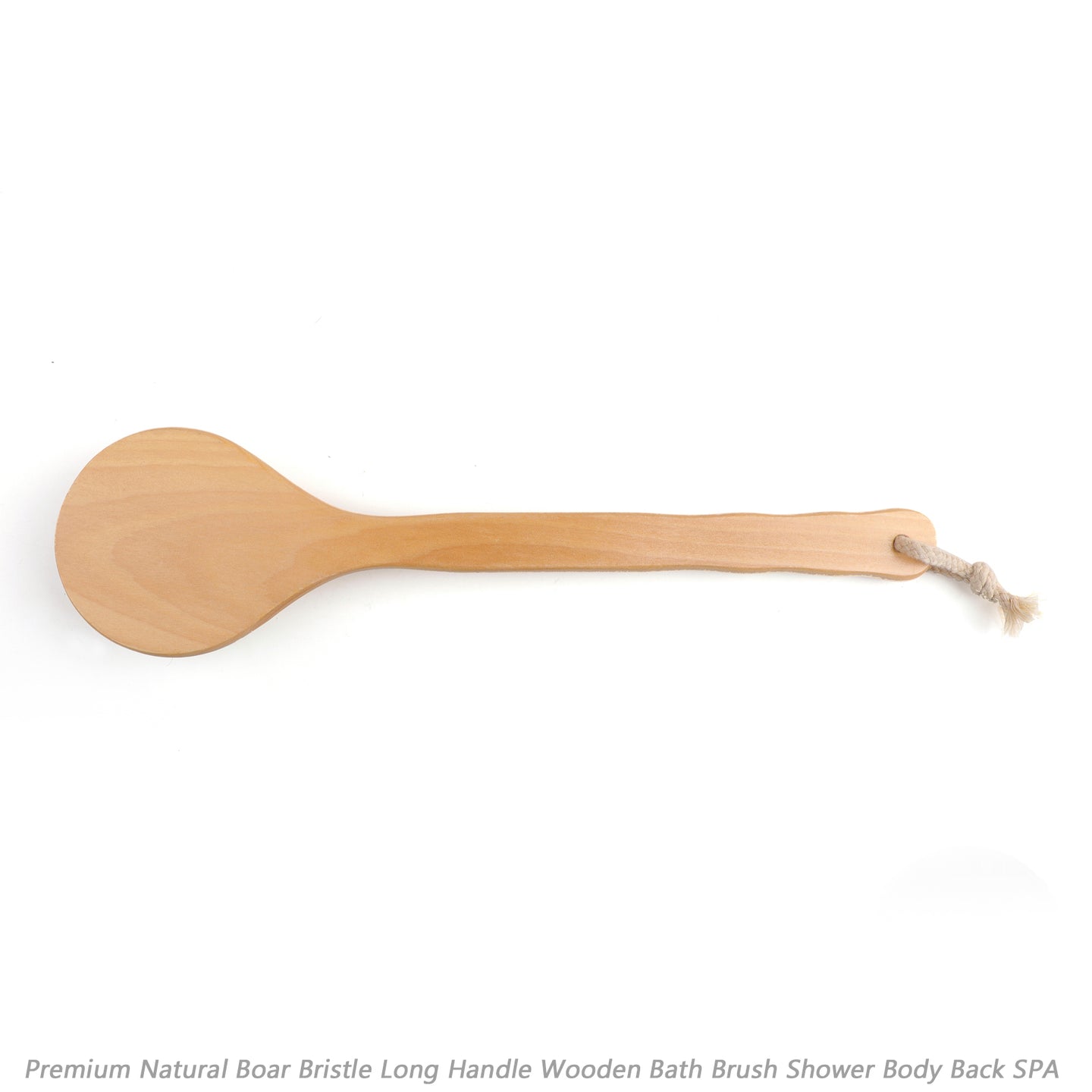 Premium Natural Boar Bristle Long Handle Wooden Bath Brush Shower Body Back SPA