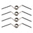 4-Pack Self-Closing Door Hinge Springs, Fits 1/2" & 5/8" Radius Corner Hinges, Auto Door Closer Spring