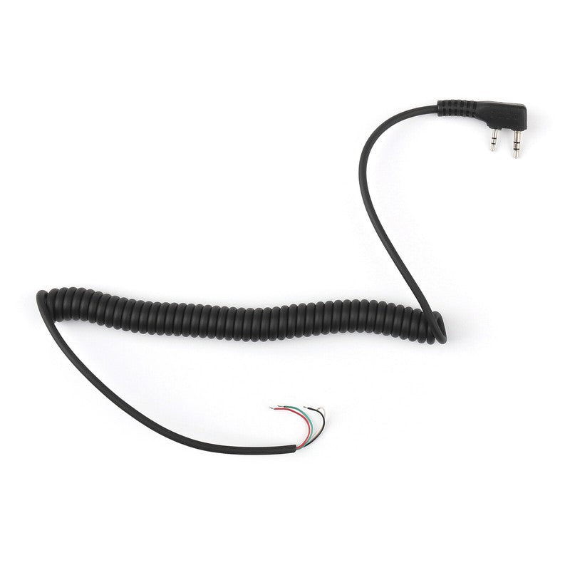 Wire pin 4 Speaker 2 Mic Line Cable for Baofeng UV5R Kenwood TK370