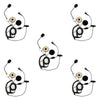 5x Helmet Tactical Motorcycle Headset PTT For Kenwood BaoFeng UV5R 2-Way Radio