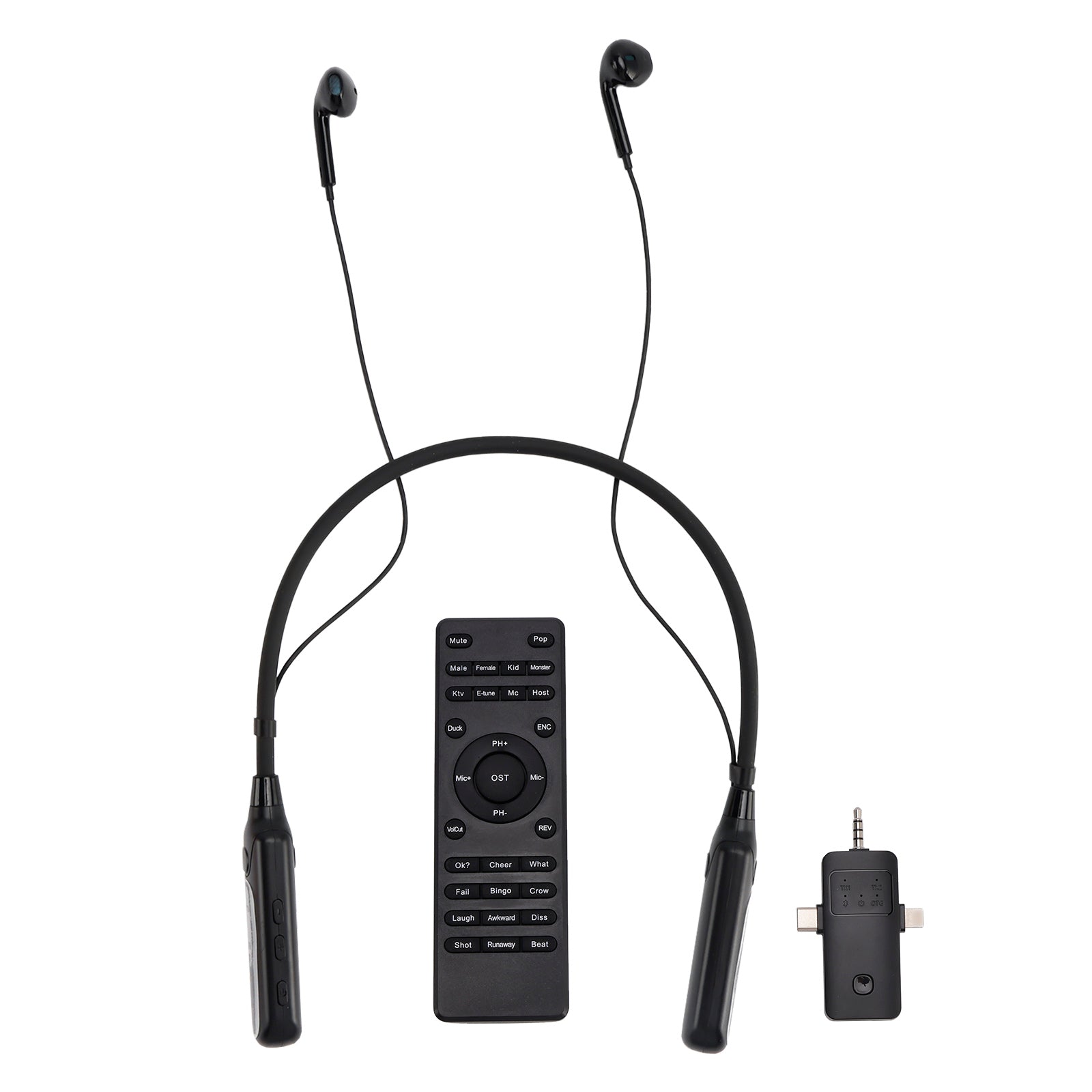 Wireless Sound Card Complete Neckband Live Streaming Earphones Editing Headphone