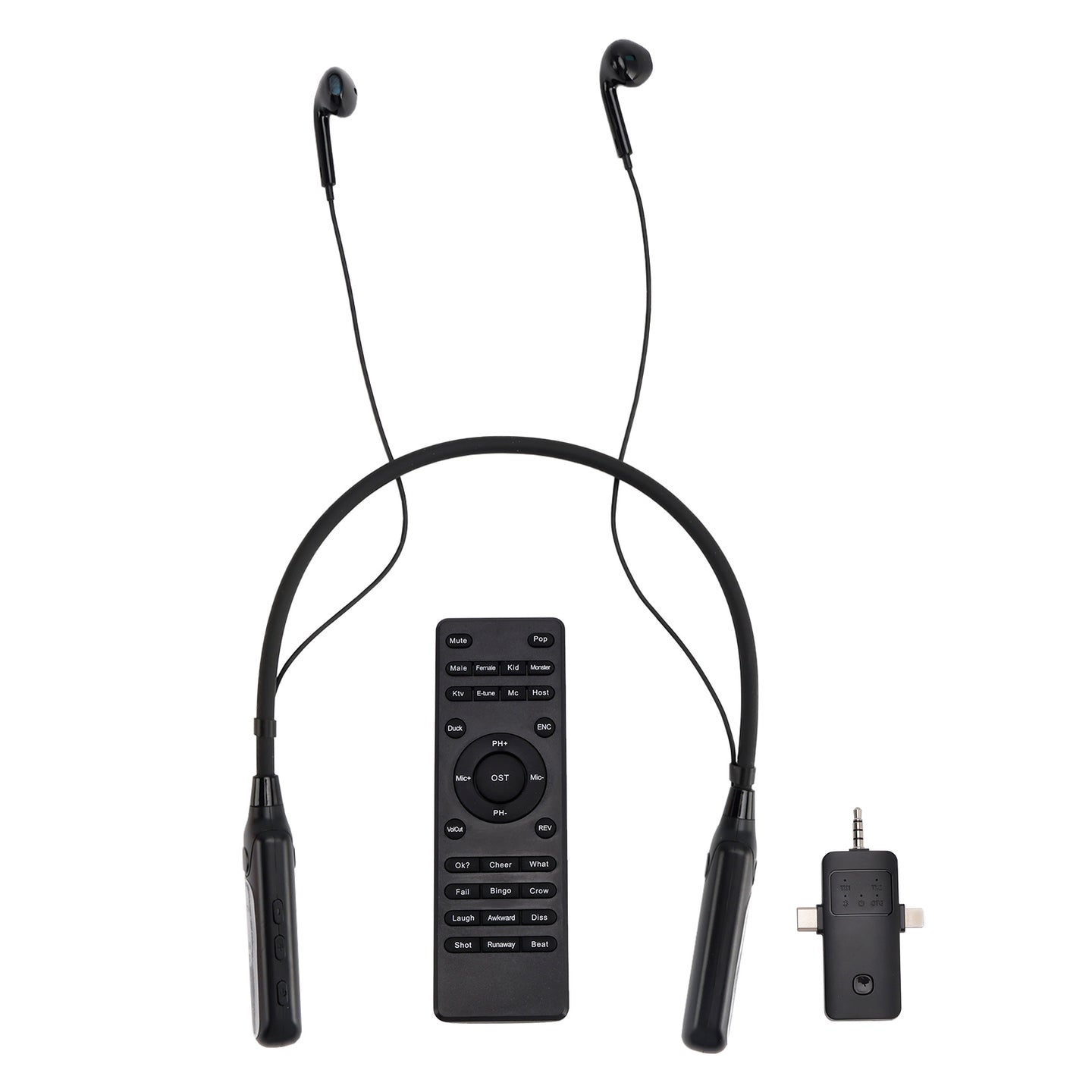 Wireless Sound Card Complete Neckband Live Streaming Earphones Editing Headphone