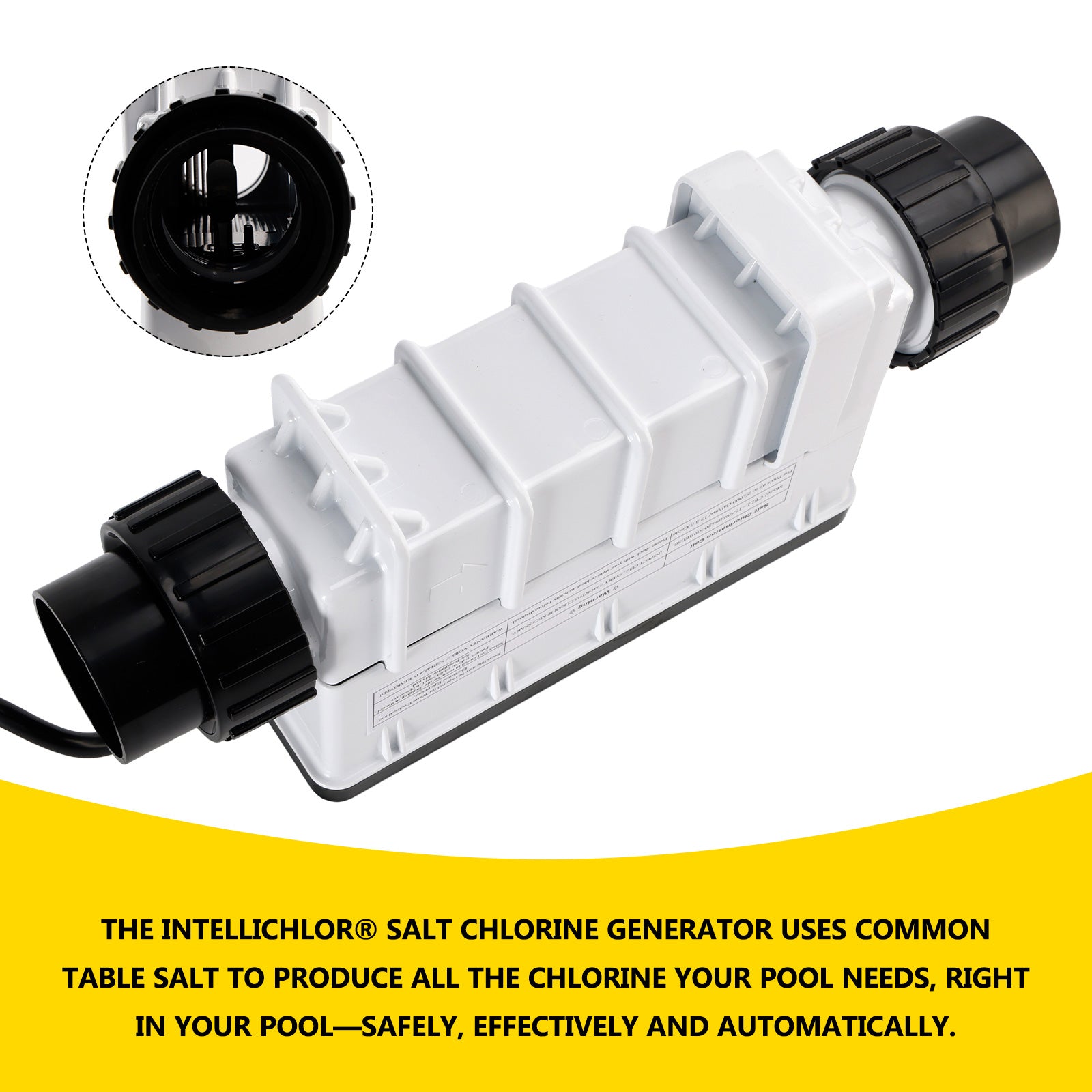 IC20 Salt Chlorine Generator System, Replacement for Pentair IntelliChlor, for Pools up to 20,000 Gallons