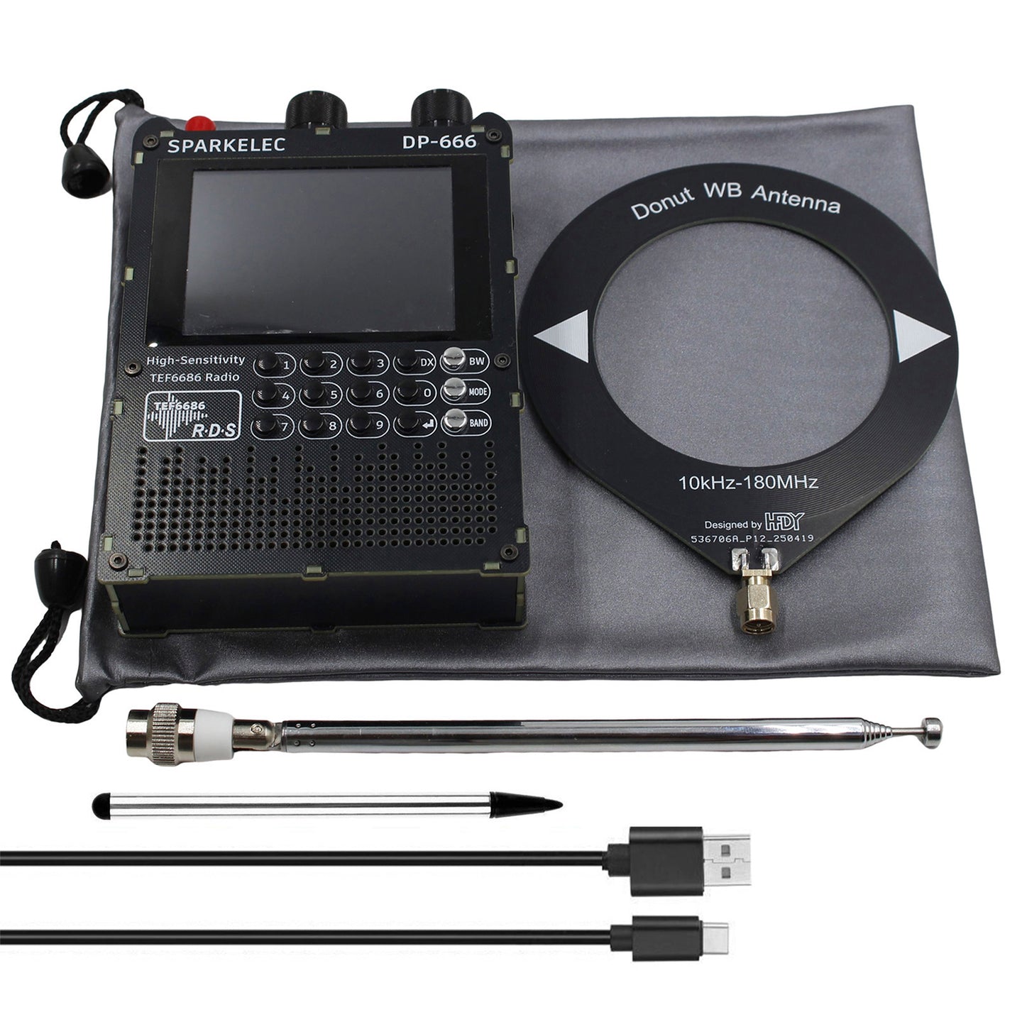 TEF6686 DSP Radio DP-666 High Sensitivity Full Band FM AM LW MW Shortwave Radio