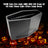 4ft Tall 3D LED Fake Fire Machine, 150W RGB Color Changing Flame Effect Light with DMX for Stage, Party & Halloween