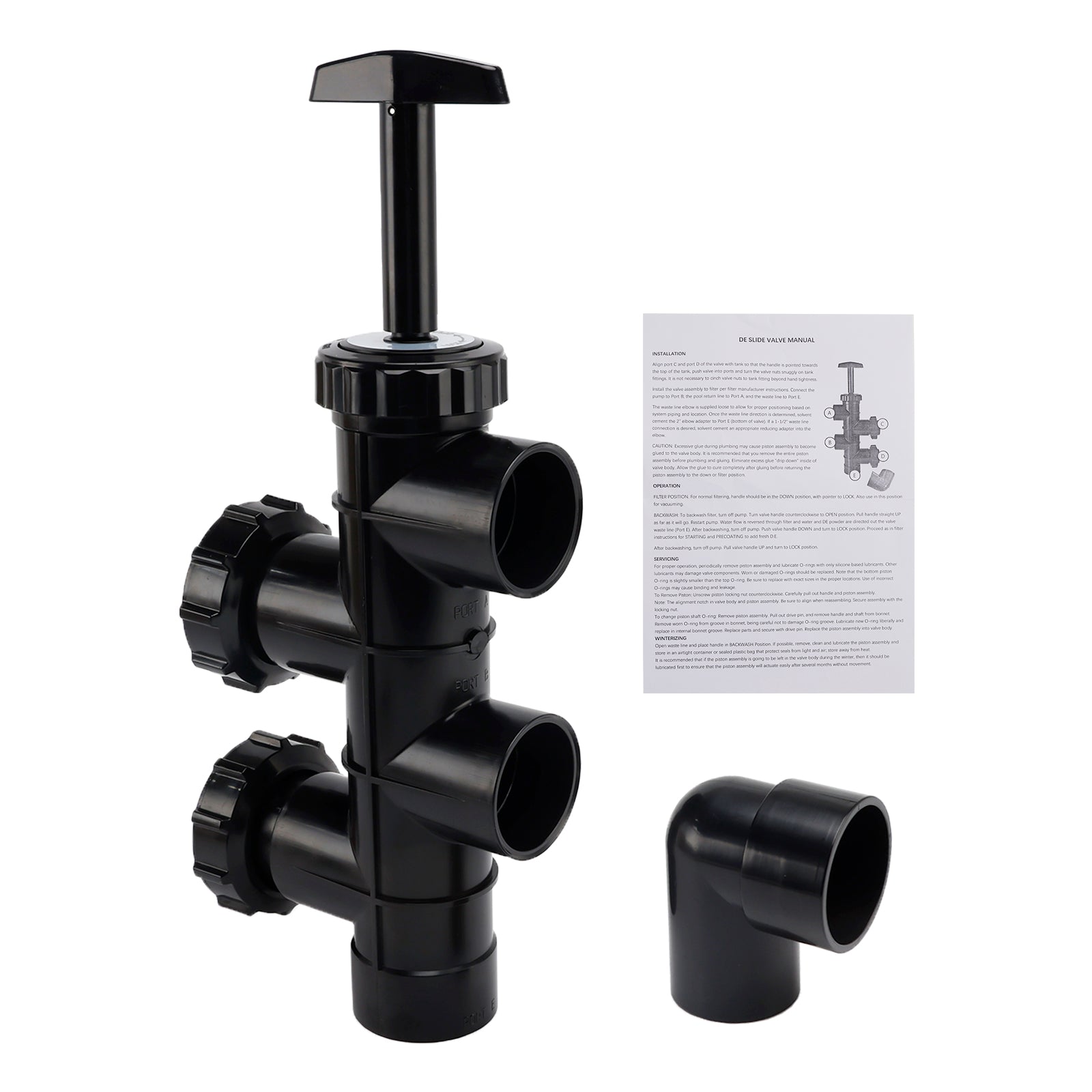 SP0410X502S 2" Slide Valve Assembly for Hayward Pro-Grid/Micro-Clear D.E.Filters