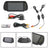 7" LCD Monitor Wireless Car Rear View Kit + 8 LED Rear View Camera