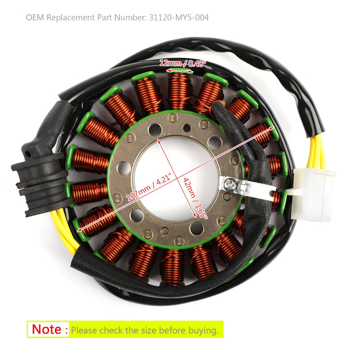 98-06 Honda CB500S CB500 PC32 CBF500 ABS Generator Stator