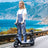 Electric Scooter with Seat for Kids Electric Scooter for Kids Ages 4-10 12.43-Mile Range Neon Lights 3-Speed Adjustable Up to 11 MPH