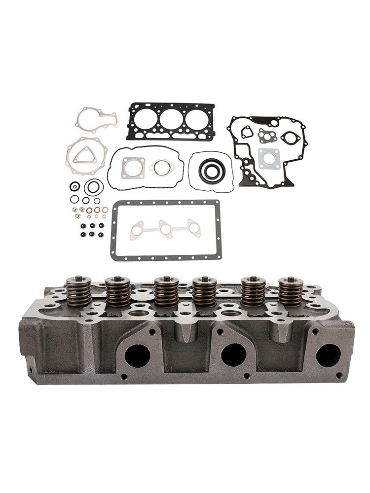 Complete Engine Cylinder Head with Valve Spring & Gasket Kit for Kubota D902 RTV900