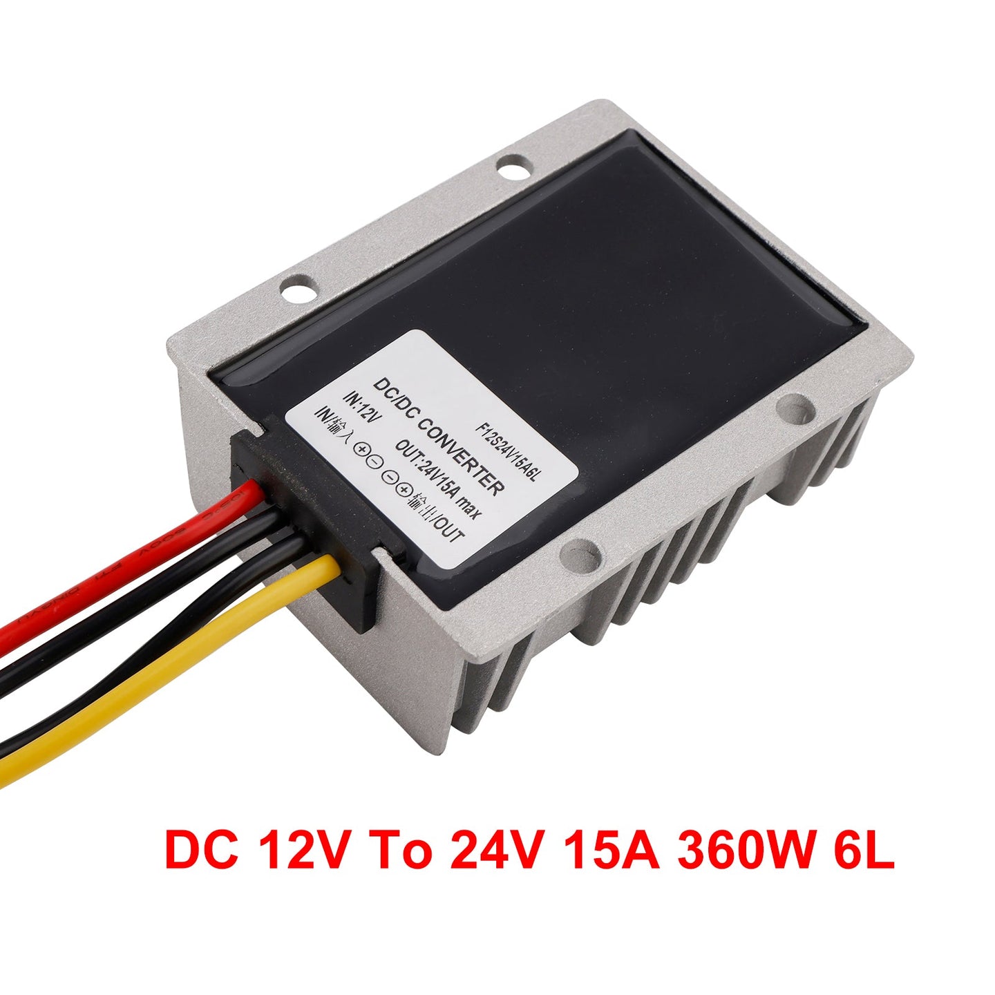 Waterproof DC 12V to 24V 1-20A Step-Up Power Supply Converter Regulator